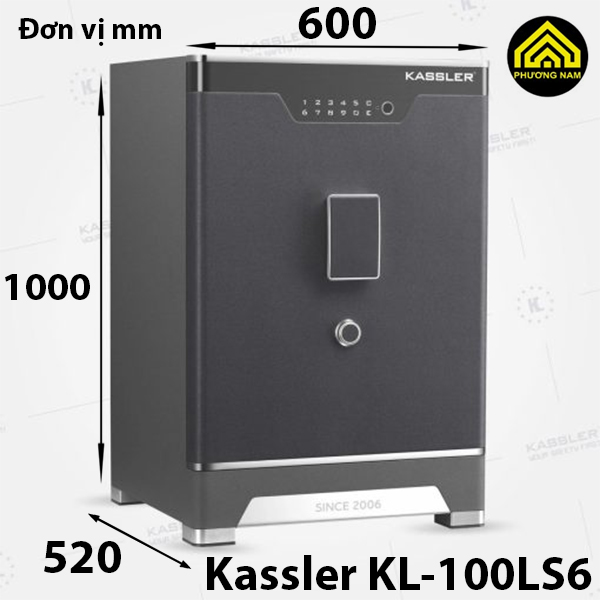 kích thước Két sắt thông minh Kassler KL- 100LS6
