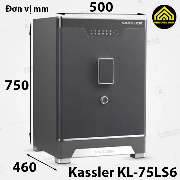 kích thước Két sắt thông minh Kassler KL- 75LS6