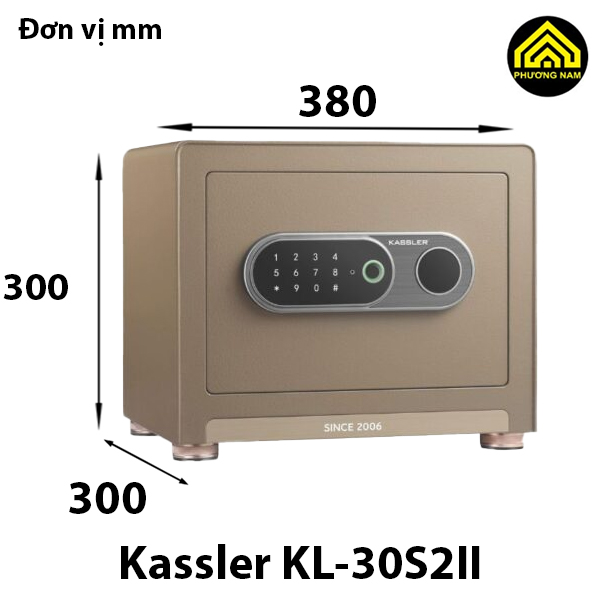 kích thước Két sắt thông minh Kassler KL-30S2II