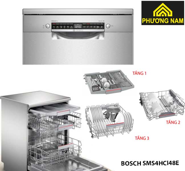 Máy Rửa Bát Bosch SMS4HCI48E tiện nghi