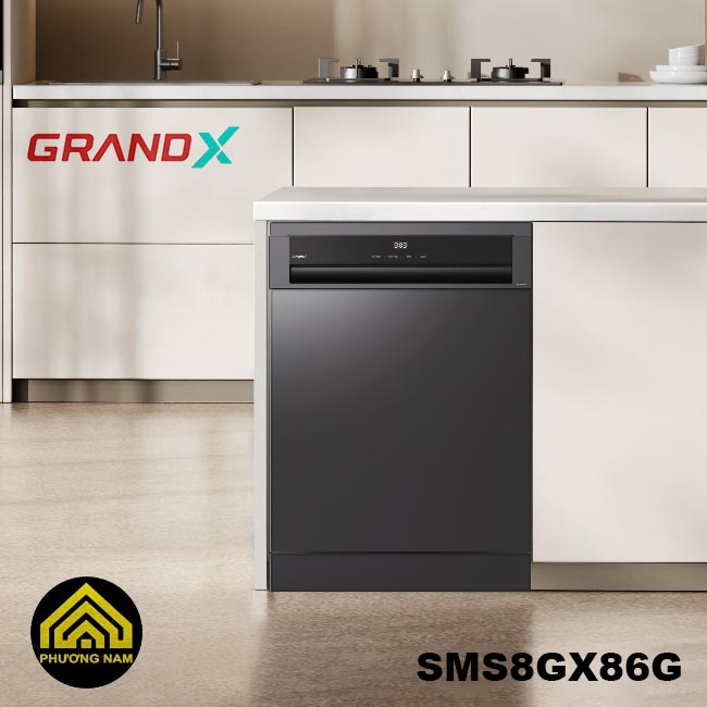 Máy rửa bát GRANDX SMS8GX86G nhập khẩu Thái Lan giá tốt sang trọng