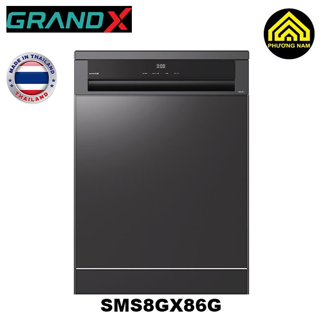 Máy rửa bát GRANDX SMS8GX86G nhập khẩu Thái Lan