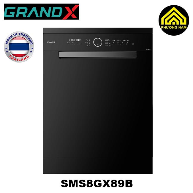 Máy rửa bát GRANDX SMS8GX89B nhập khẩu Thái Lan