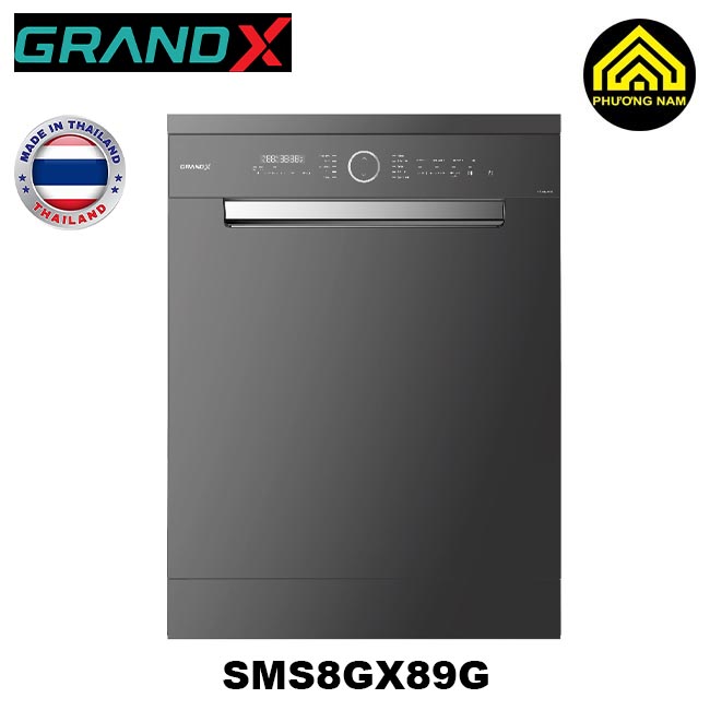 Máy rửa bát GRANDX SMS8GX89G nhập khẩu Thái Lan
