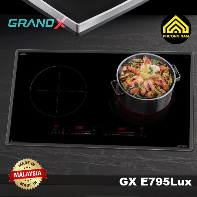 Bếp từ GRANDX GX E795Lux nhập khẩu Malaysia giá tốt