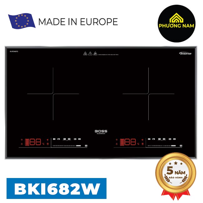 Bếp từ Boss BKI682W nhập khẩu Châu Âu giá tốt