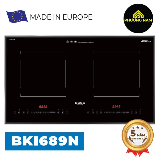 Bếp từ Boss BKI689N nhập khẩu Châu Âu 2024 giá tốt