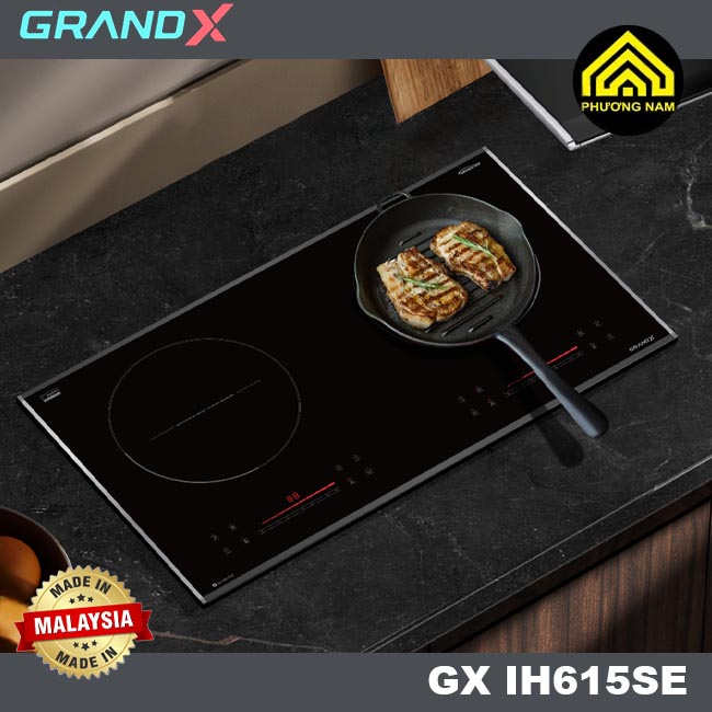 Bếp từ GRANDX GX IH615SE nhập khẩu Malaysia giá tốt