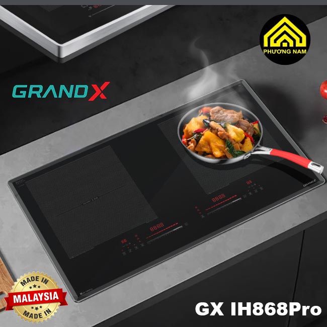 Bếp từ GRANDX GX IH868Pro nhập khẩu Malaysia giá tốt