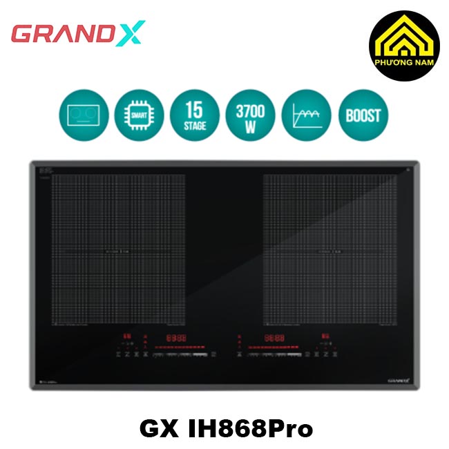 Bếp từ GRANDX GX IH868Pro nhập khẩu Malaysia tiện nghi