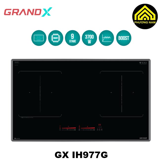 Bếp từ GRANDX GX IH977G serial 9 nhập khẩu Đức hiện đại tiện nghi