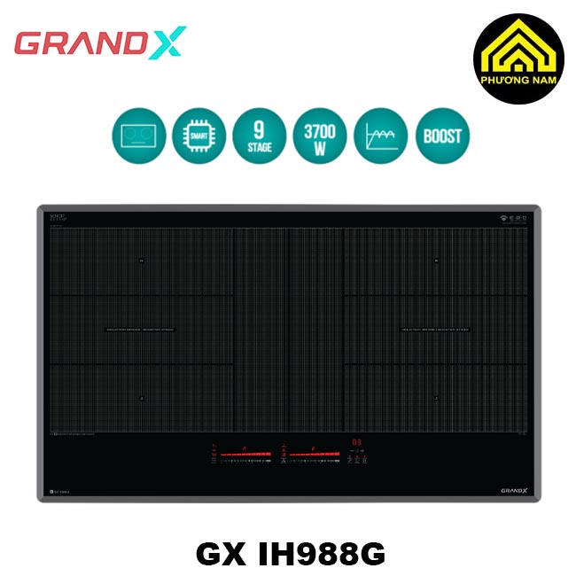 Bếp từ GRANDX GX IH933G serial 9 nhập khẩu Đức hiện đại tiện nghi