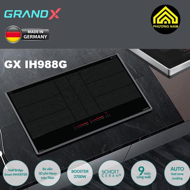 Bếp từ GRANDX GX IH933G serial 9 nhập khẩu Đức