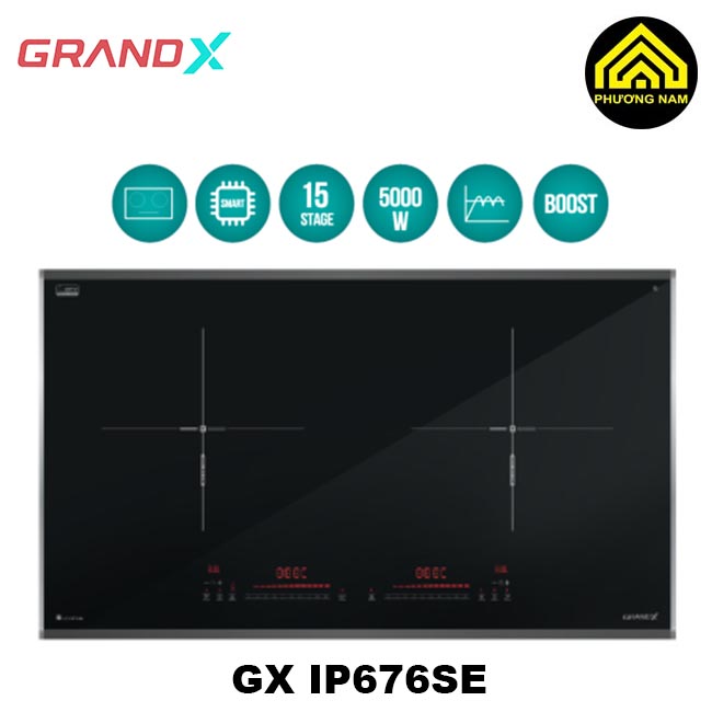 Bếp từ GRANDX GX IP676SE nhập khẩu Malaysia tiện nghi