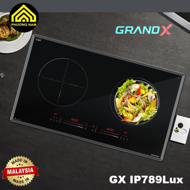 Bếp từ GRANDX GX IP789Lux nhập khẩu Malaysia