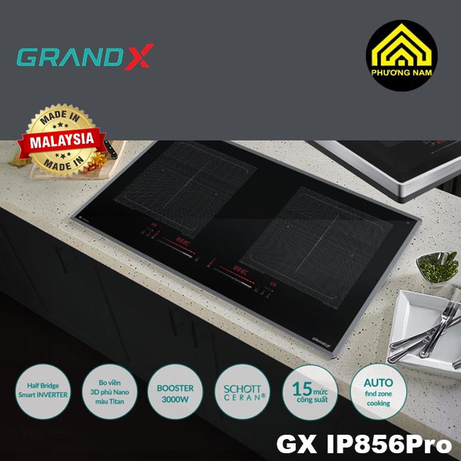 Bếp từ GRANDX GX IP856Pro nhập khẩu Malaysia giá tốt