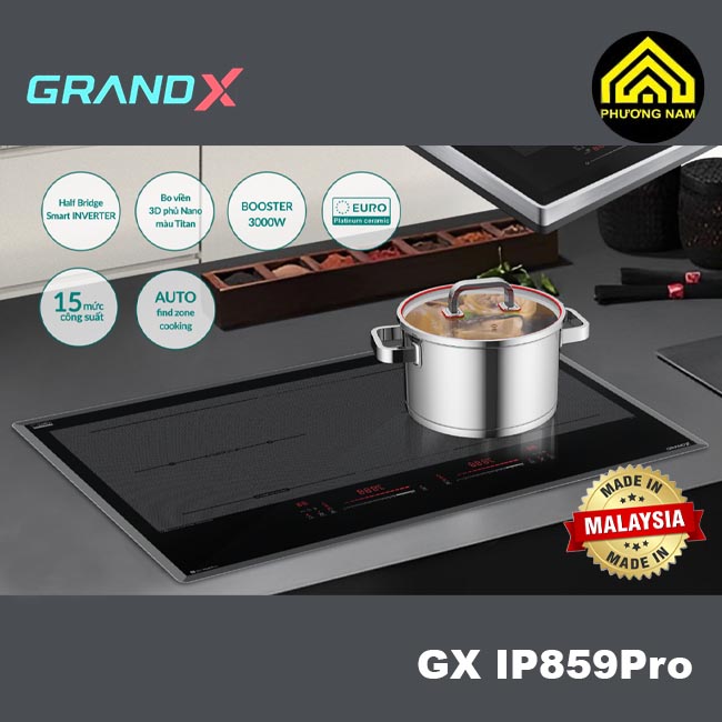 Bếp từ GRANDX GX IP839Pro nhập khẩu Malaysia giá tốt
