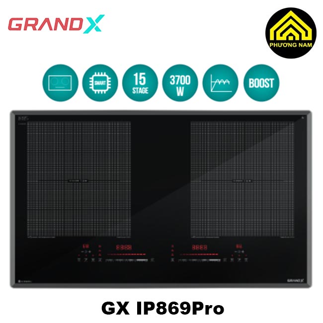 Bếp từ GRANDX GX IP869Pro nhập khẩu Malaysia tiện nghi
