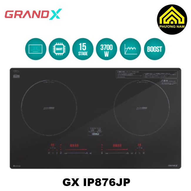 Bếp từ GRANDX GX IP876JP nhập khẩu Malaysia tiện nghi