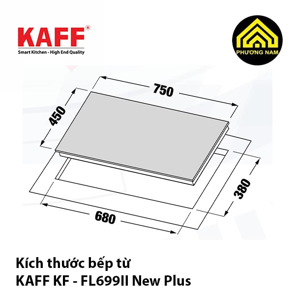 Kích thước bếp từ KF-FL699II New Plus