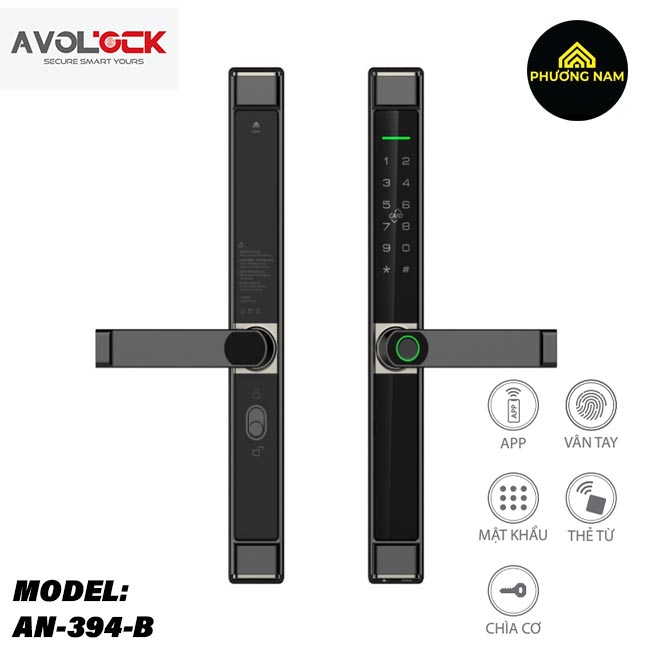 Khóa Cửa thông minh Avolock AN-394-B chính hãng giá tốt
