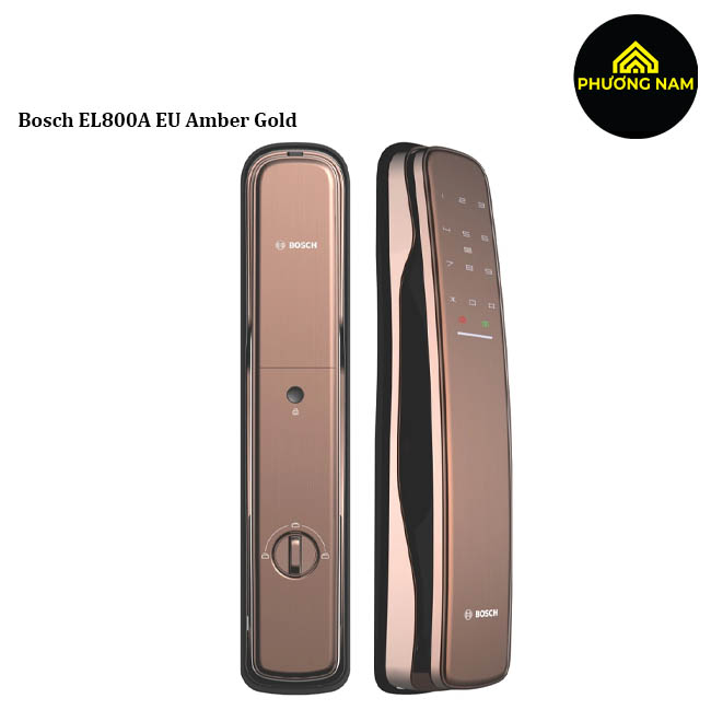 Khoá cửa điện tử thông minh Bosch EL800A EU Amber Gold màu vàng hồng