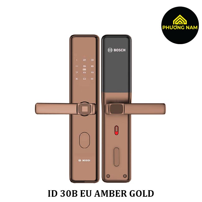 Khóa vân tay Bosch ID 30B amber gold ( màu vàng hồng )