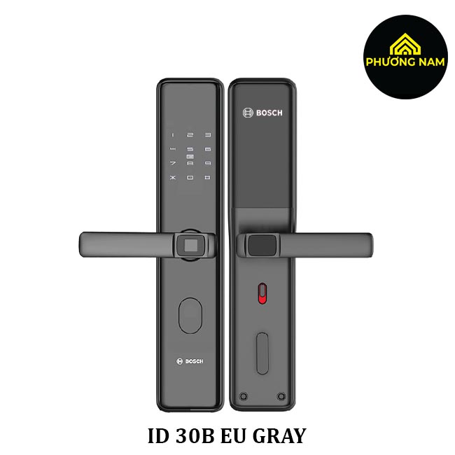 Khóa vân tay Bosch ID 30B Gray ( màu xám )
