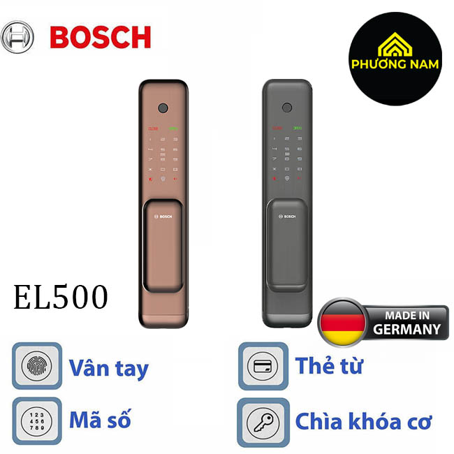 Khoá cửa điện tử thông minh Bosch EL500 tiện nghi