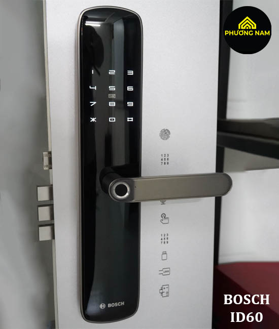 Khoá cửa điện tử thông minh Bosch ID60 màu đen giá tốt