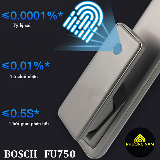 Khoá cửa điện tử thông minh Bosch FU750 hiện đại chất lượng