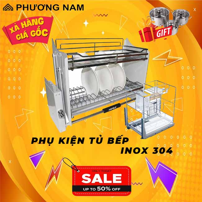 Giảm giá phụ kiên tủ bếp mừng khai trương chi nhánh Đà Nẵng