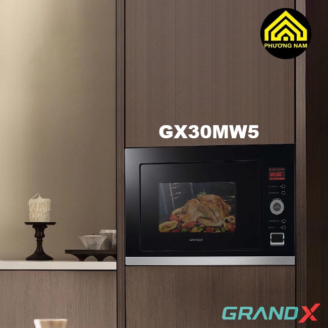 Lò nướng kết hợp lò vi sóng GRANDX GX30MW5 nhập khẩu Malaysia giá tốt