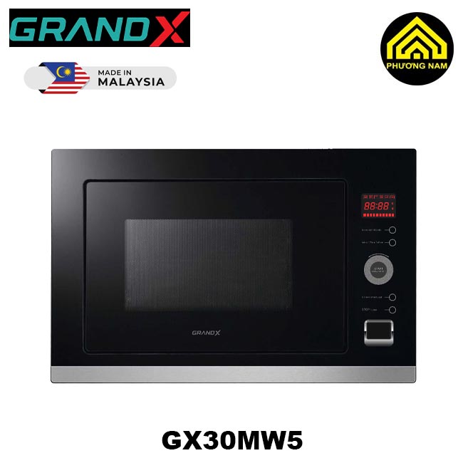 Lò nướng kết hợp lò vi sóng GRANDX GX30MW5 nhập khẩu Malaysia