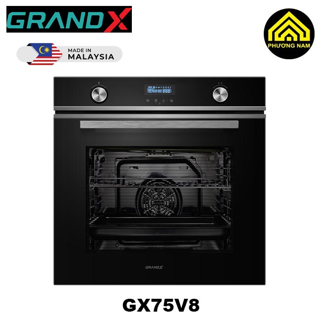 Lò nướng âm tủ GRANDX GX75V8 nhập khẩu Malaysia