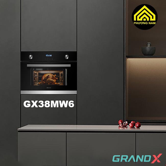 Lò nướng kết hợp lò vi sóng GRANDX GX38MW6 nhập khẩu Malaysia giá tốt