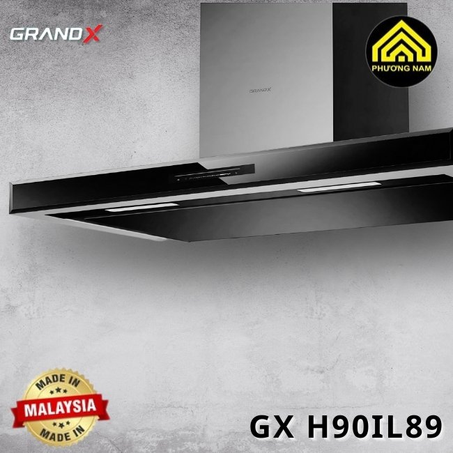 Hút mùi chữ T GRANDX GX H901L89 nhập khẩu Malaysia giá tốt