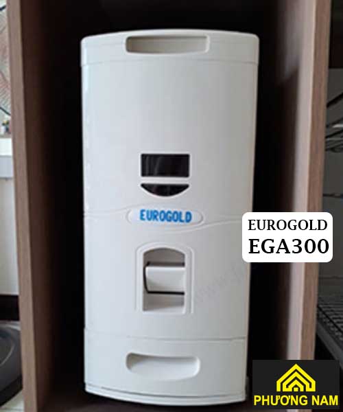 Thùng gạo âm tủ ray giảm chấn EUROGOLD EGA300 chính hãng giá tốt