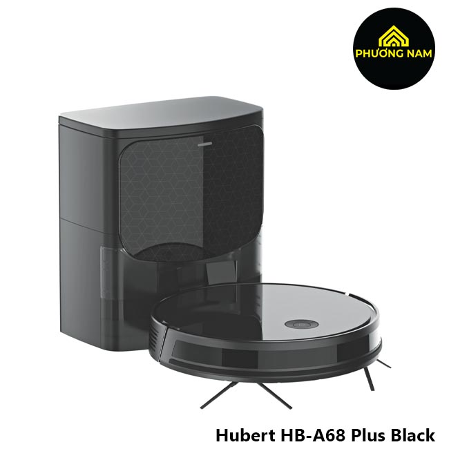 Robot hút bụi - lau nhà Hubert HB-A68 Plus Black