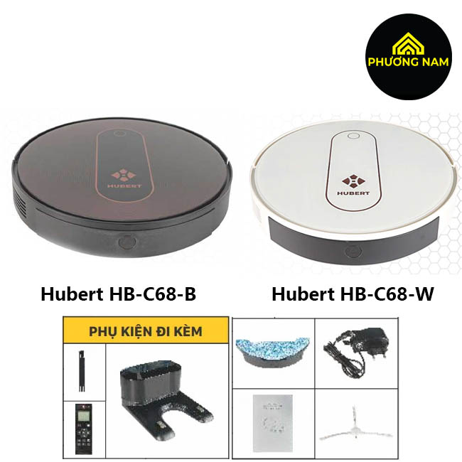 Robot hút bụi - lau nhà Hubert HB-C68 chính hãng giá tốt