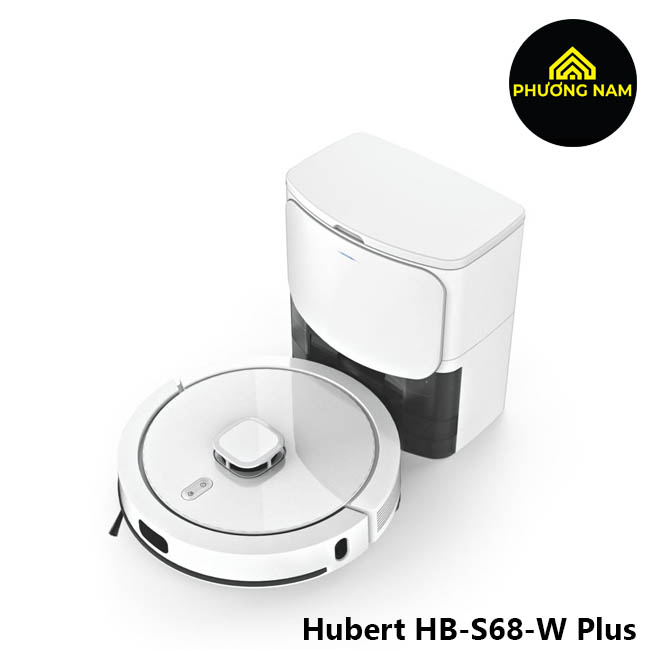 Robot hút bụi - lau nhà Hubert HB-S68-W Plus màu trắng