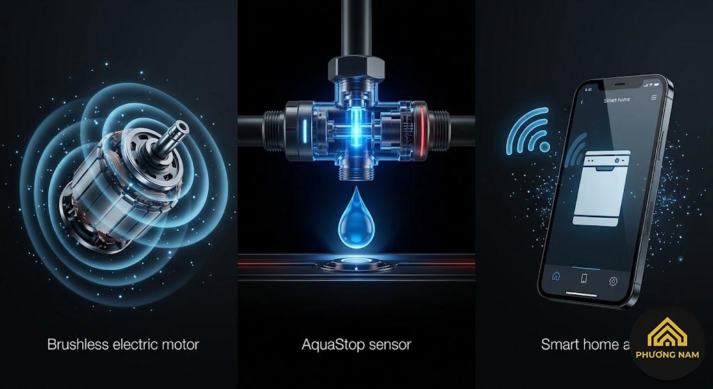 Điểm chung ưu việt của máy rửa bát Bosch Serie 4 và Serie 6