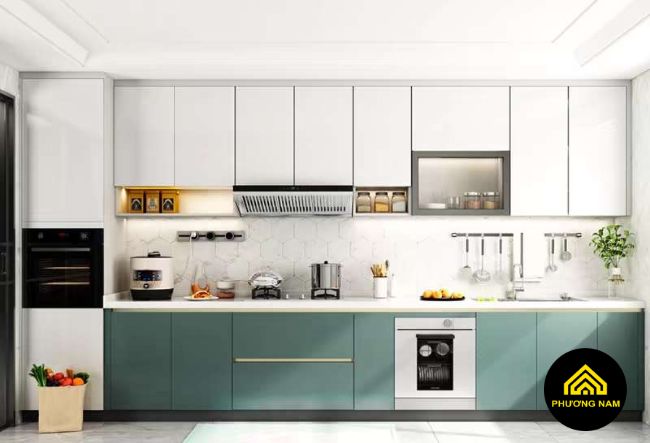 Thỉ công tủ bếp hiện đại tại Đà Lạt