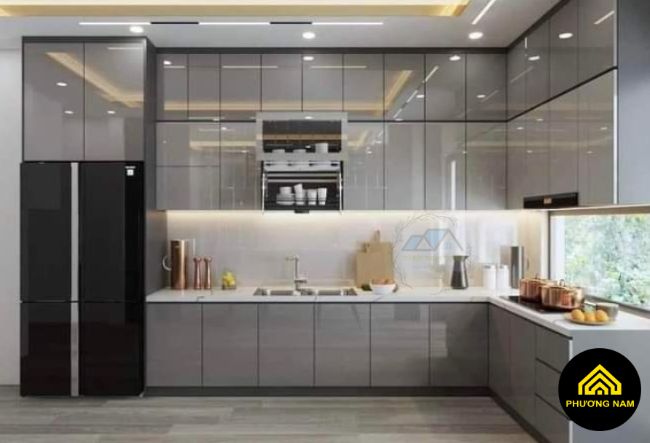 Thỉ công tủ bếp hiện đại tại Đà Lạt