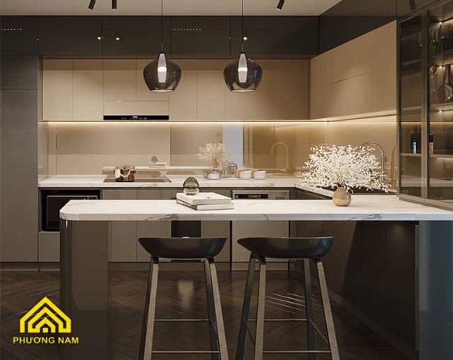 Thiết kế thi công tủ bếp đẹp giá tốt chất lượng tại Nha Trang - Khánh Hòa 10