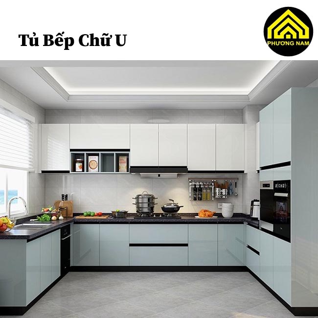 Tủ bếp chữ u TPHCM